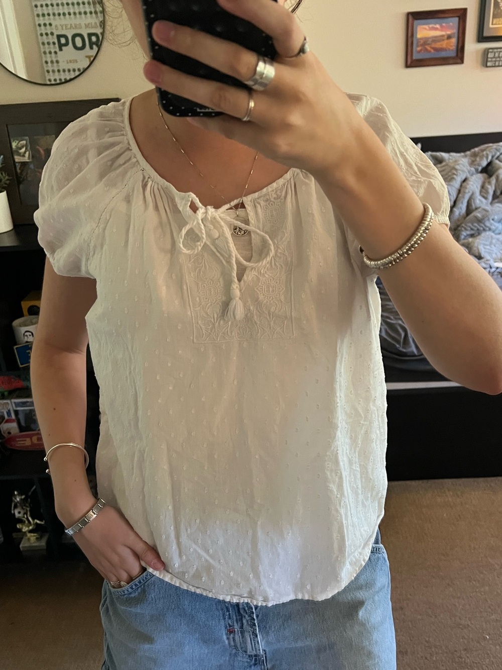 White blouse